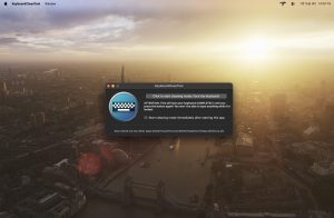 KeyboardCleanToolの起動画面